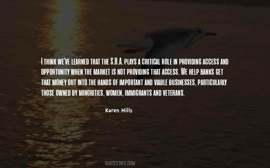 Karen Mills Quotes #456704