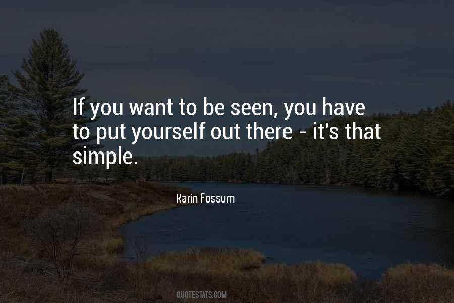 Karin Fossum Quotes #355423