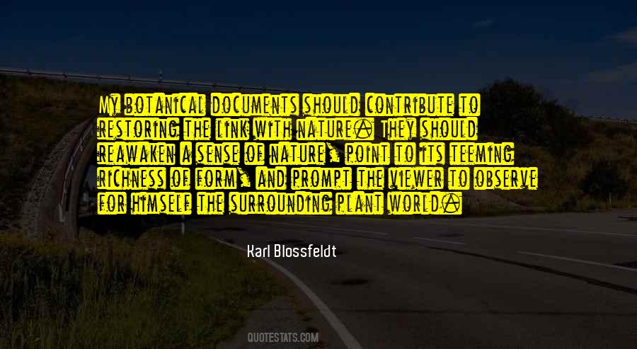 Karl Blossfeldt Quotes #609040