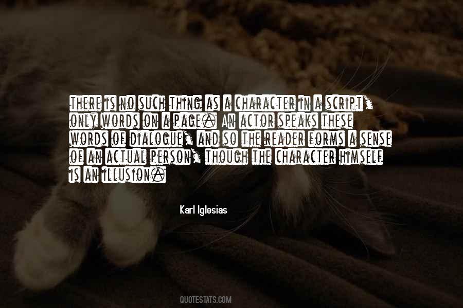 Karl Iglesias Quotes #405738