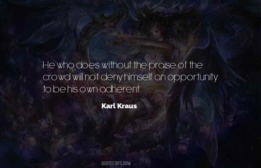 Karl Kraus Quotes #1139773
