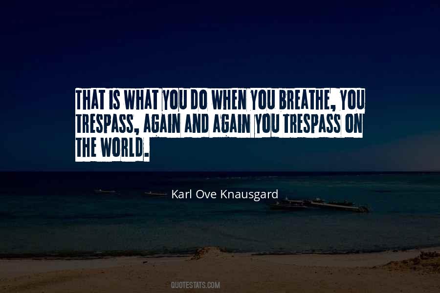 Karl Ove Knausgard Quotes #1186140
