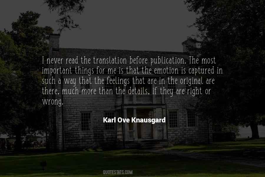 Karl Ove Knausgard Quotes #1708154