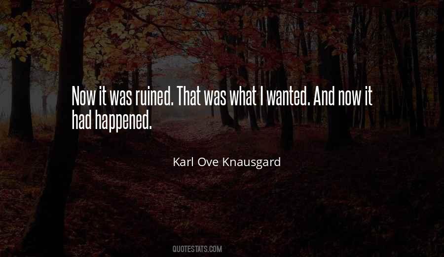 Karl Ove Knausgard Quotes #231710