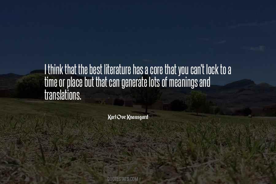 Karl Ove Knausgard Quotes #512950