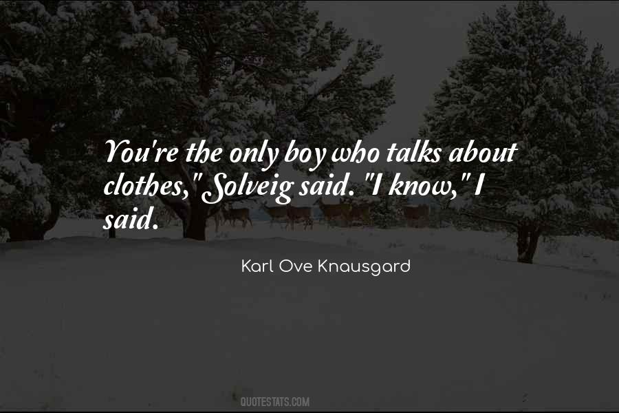 Karl Ove Knausgard Quotes #882996