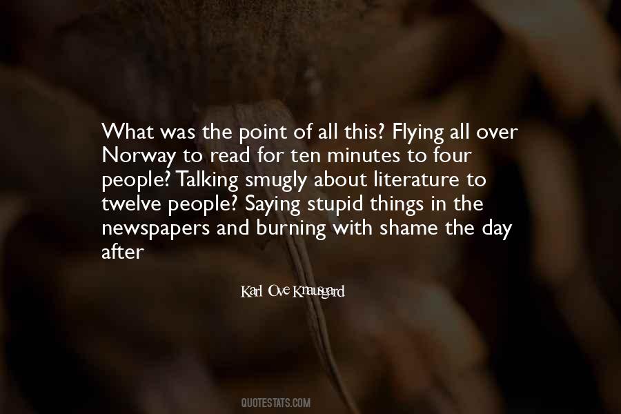Karl Ove Knausgard Quotes #917720