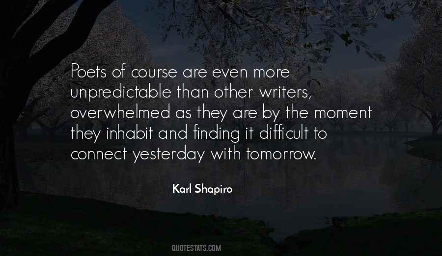 Karl Shapiro Quotes #100137