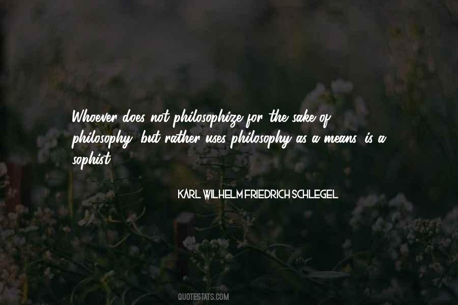 Karl Wilhelm Friedrich Schlegel Quotes #1085918