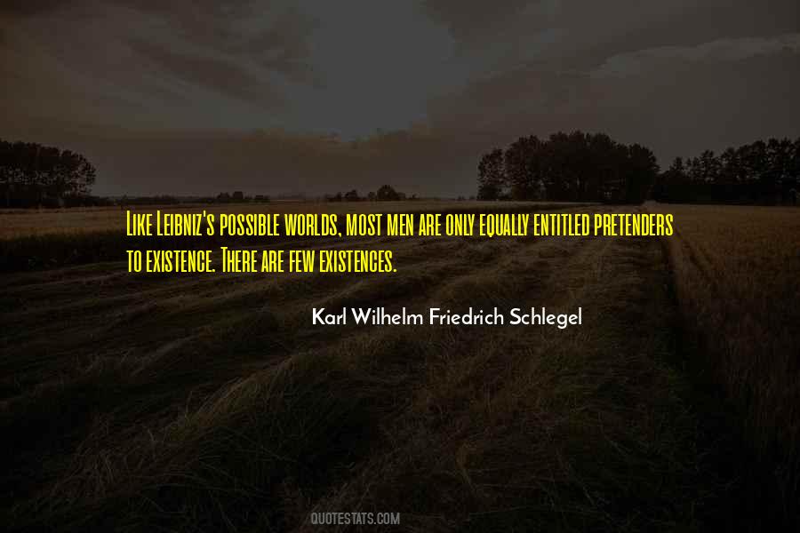 Karl Wilhelm Friedrich Schlegel Quotes #1187047