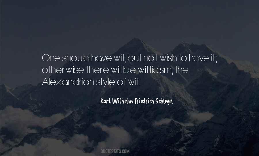 Karl Wilhelm Friedrich Schlegel Quotes #1327346