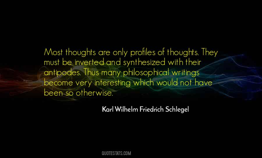 Karl Wilhelm Friedrich Schlegel Quotes #1442515