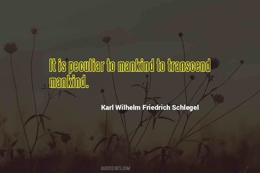 Karl Wilhelm Friedrich Schlegel Quotes #20039