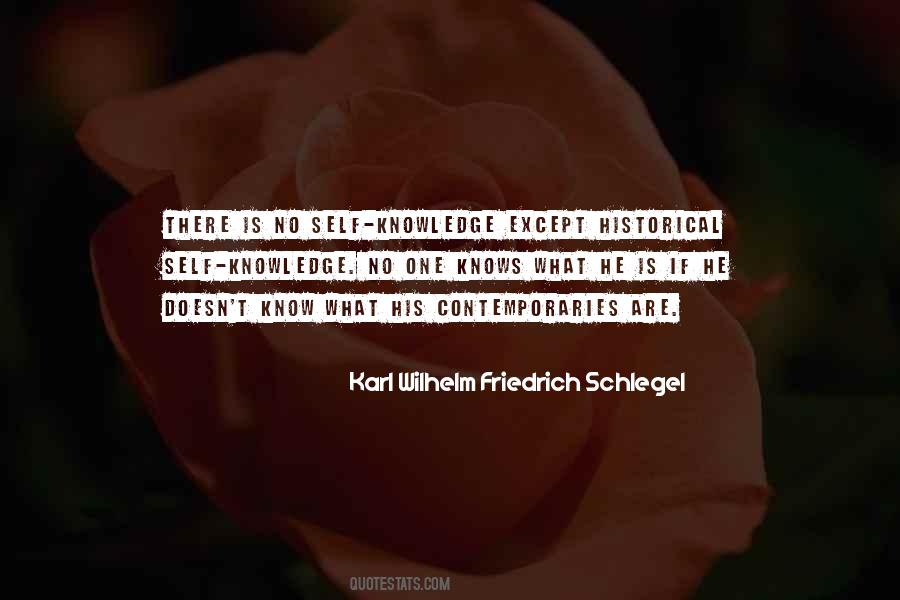 Karl Wilhelm Friedrich Schlegel Quotes #294076