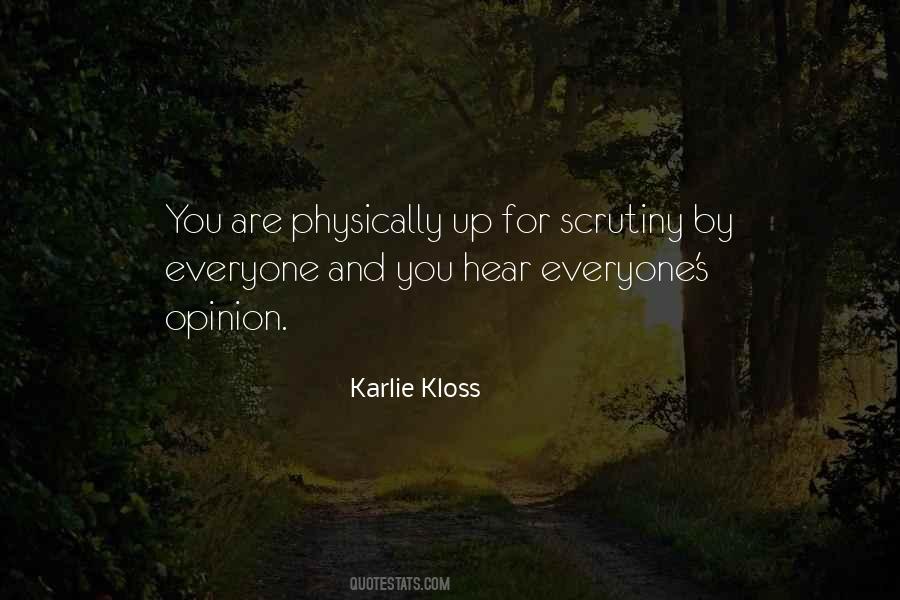 Karlie Kloss Quotes #1626444