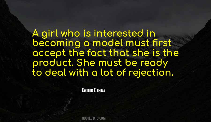 Karolina Kurkova Quotes #845071