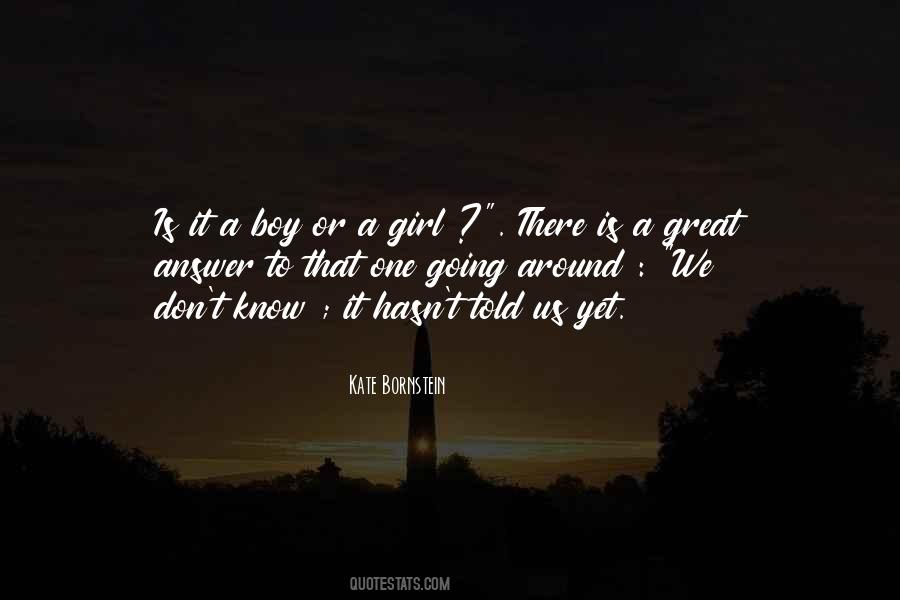 Kate Bornstein Quotes #1074298
