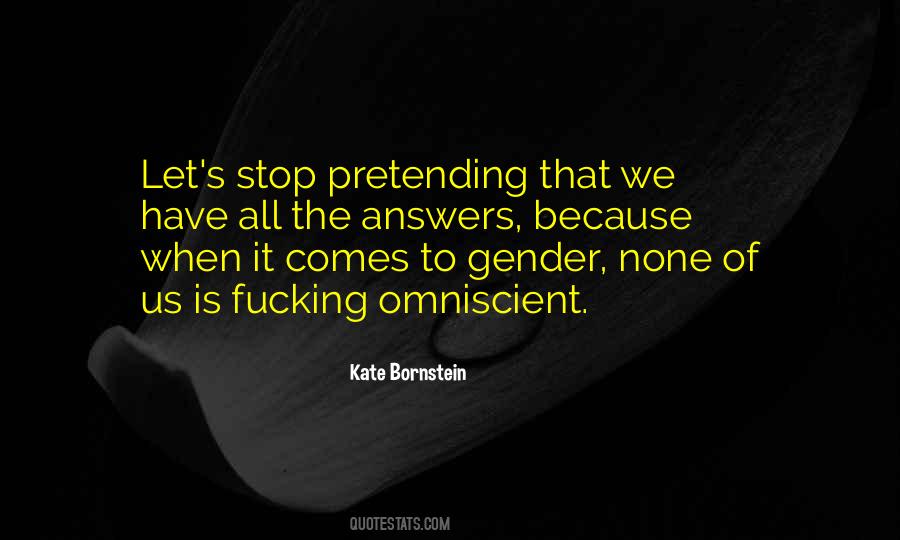 Kate Bornstein Quotes #1276539