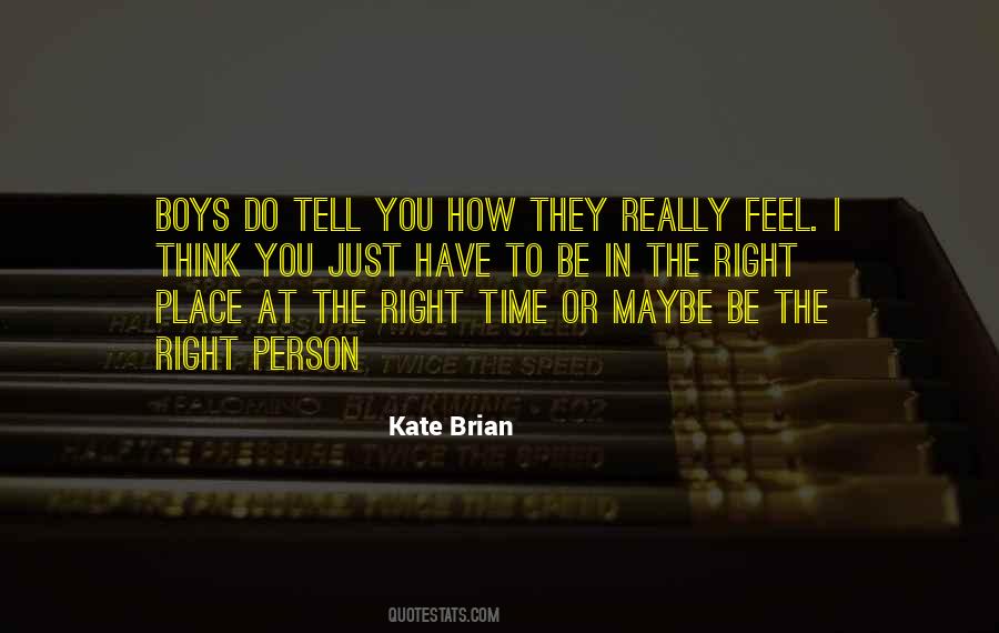 Kate Brian Quotes #1610711