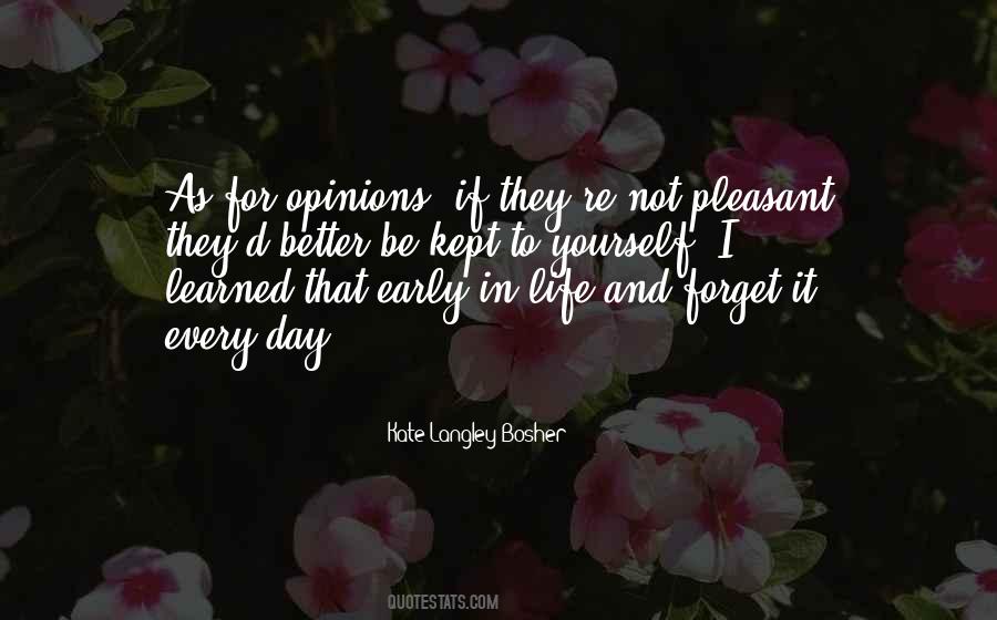Kate Langley Bosher Quotes #1055342