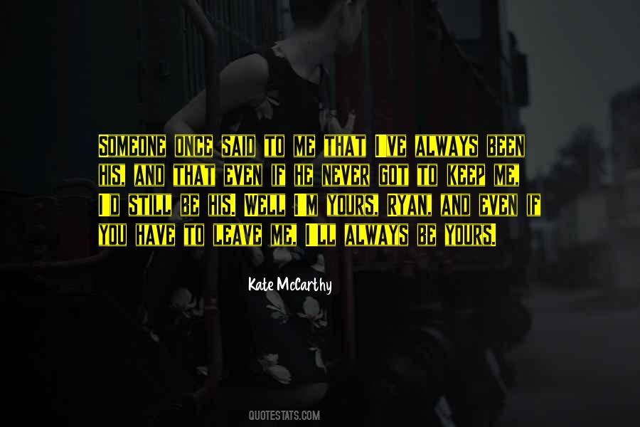 Kate McCarthy Quotes #1342394