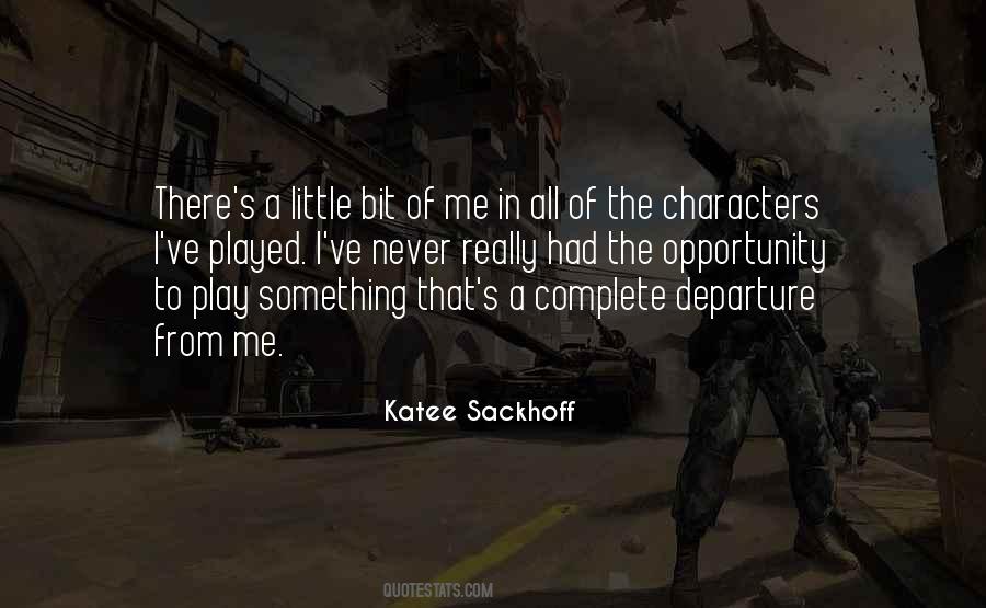 Katee Sackhoff Quotes #854206