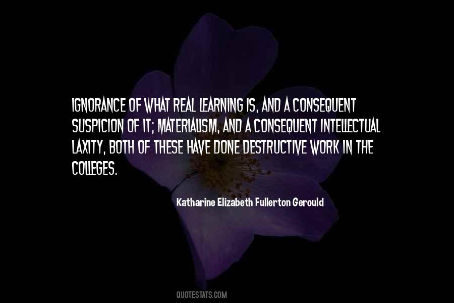 Katharine Elizabeth Fullerton Gerould Quotes #1251117