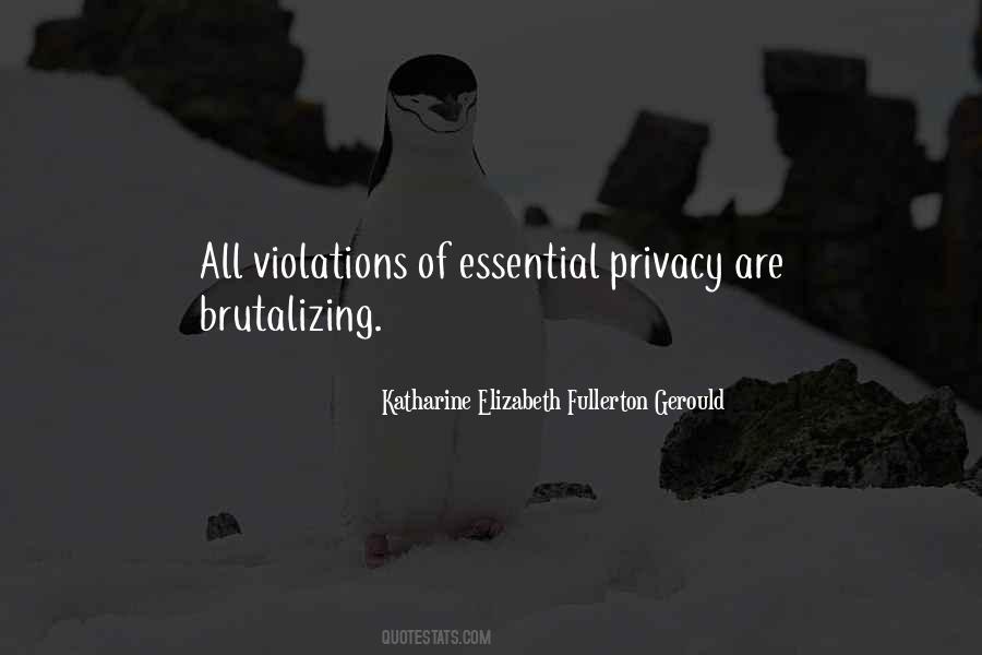 Katharine Elizabeth Fullerton Gerould Quotes #379205