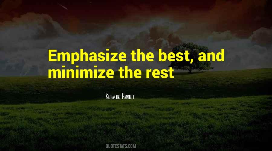Katharine Hamnett Quotes #1362336