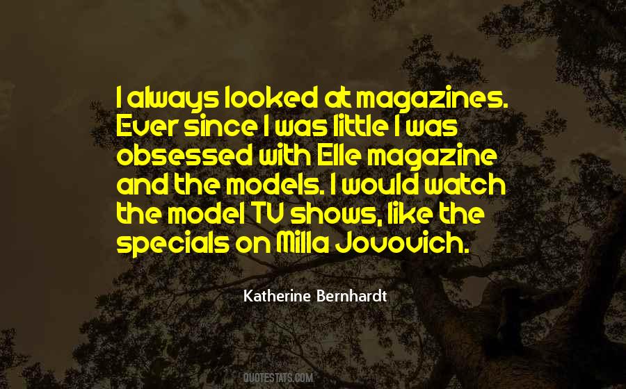 Katherine Bernhardt Quotes #1620192