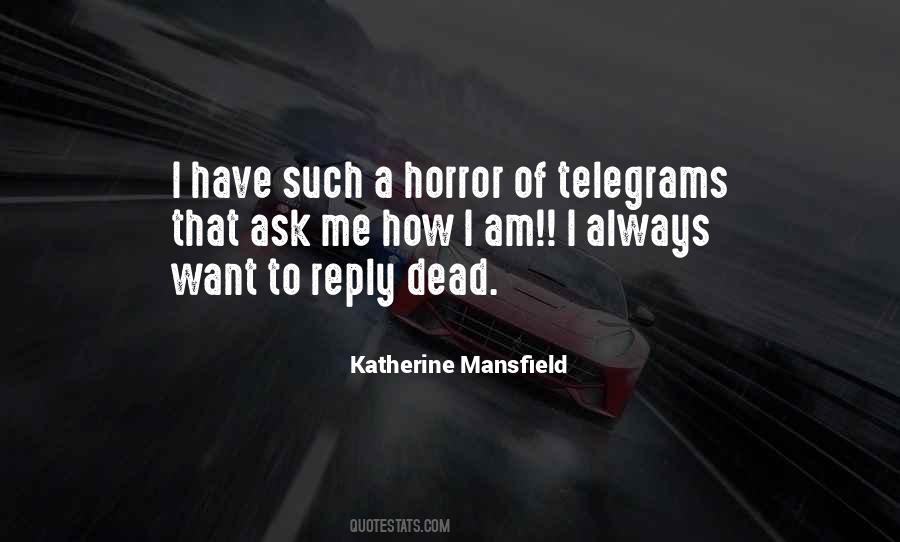 Katherine Mansfield Quotes #1203351