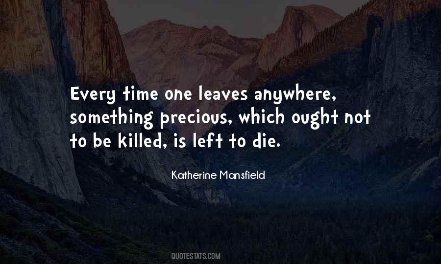 Katherine Mansfield Quotes #1294347
