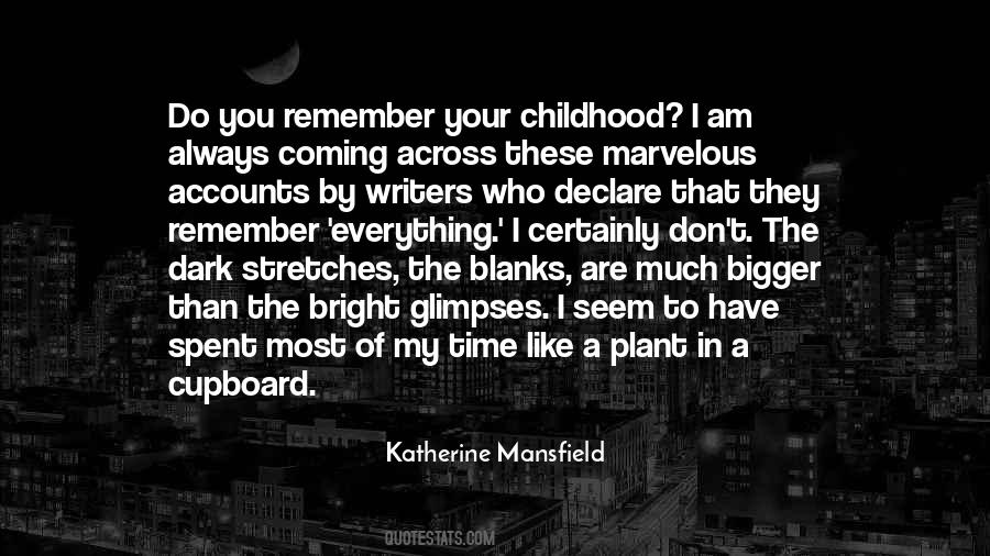 Katherine Mansfield Quotes #1851635