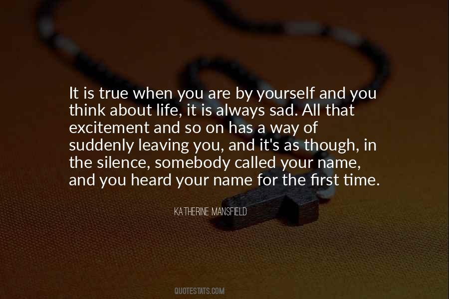 Katherine Mansfield Quotes #371159