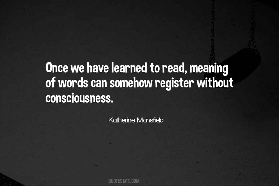 Katherine Mansfield Quotes #411903