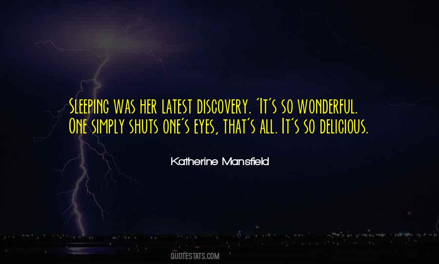 Katherine Mansfield Quotes #714960