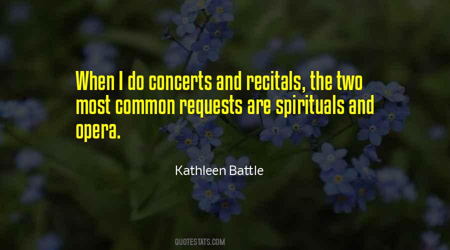 Kathleen Battle Quotes #1385759