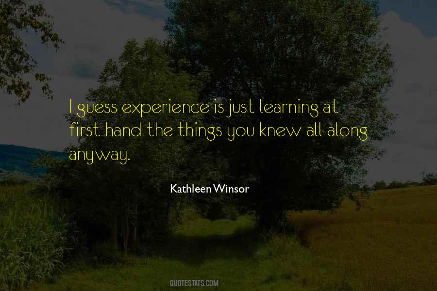 Kathleen Winsor Quotes #262701