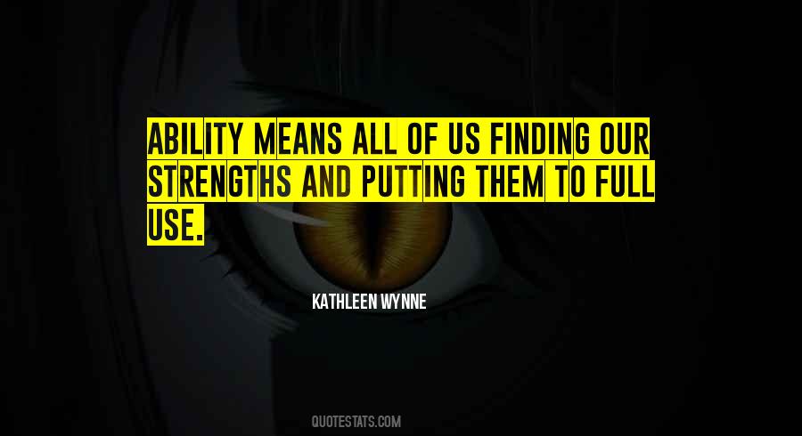 Kathleen Wynne Quotes #616898