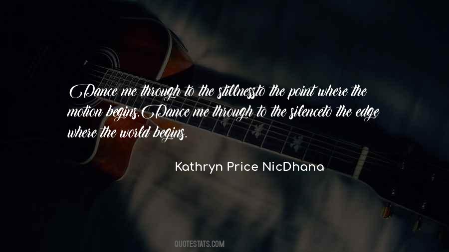 Kathryn Price NicDhana Quotes #409071