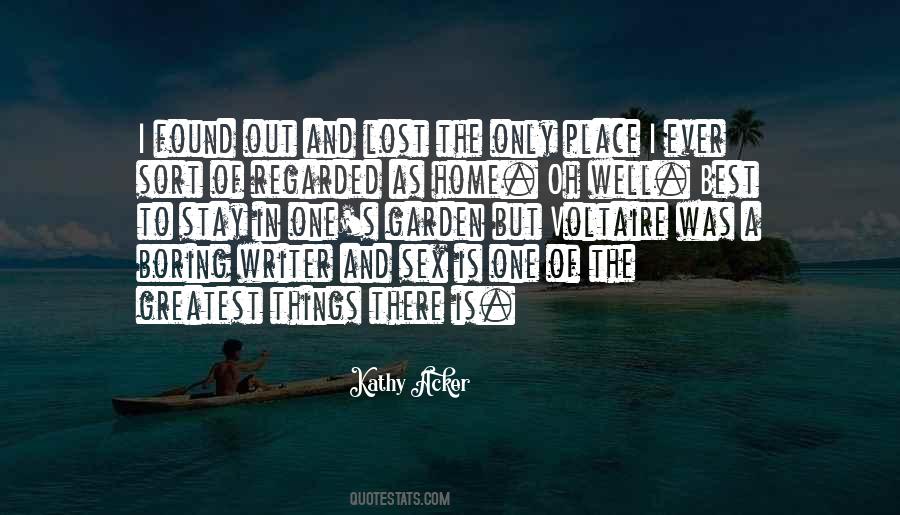 Kathy Acker Quotes #1109858