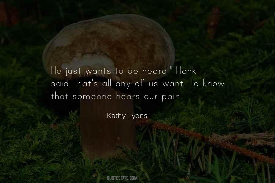 Kathy Lyons Quotes #126502