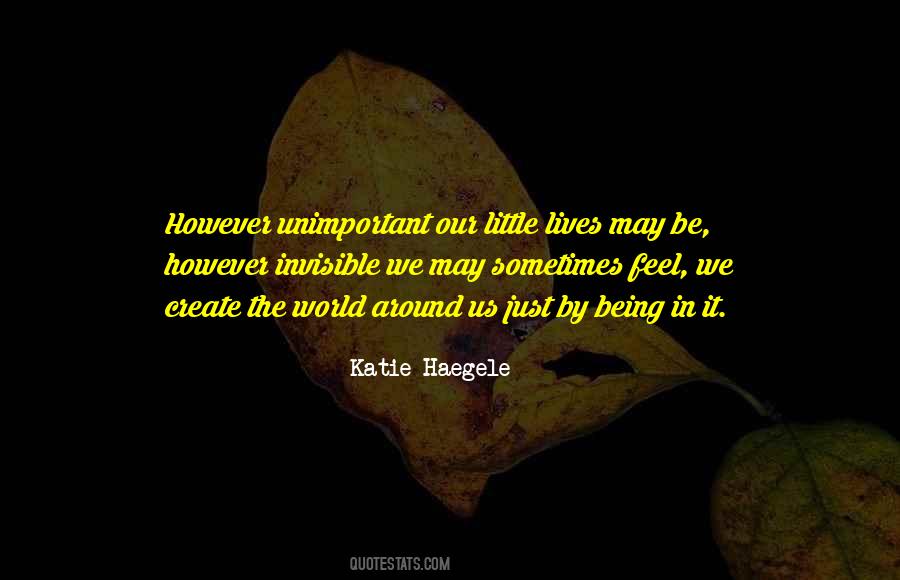 Katie Haegele Quotes #846524