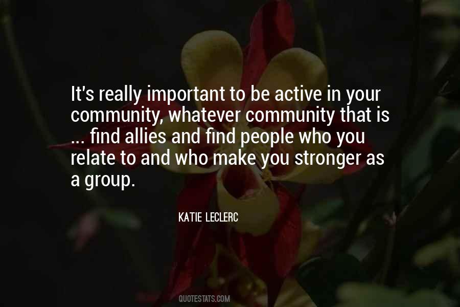 Katie Leclerc Quotes #1603525