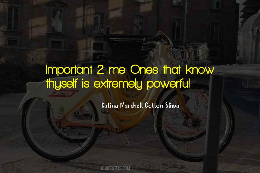 Katina Marshell Cotton-Sliwa Quotes #863767