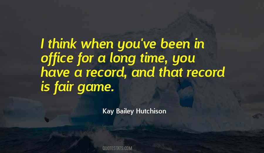 Kay Bailey Hutchison Quotes #1817200