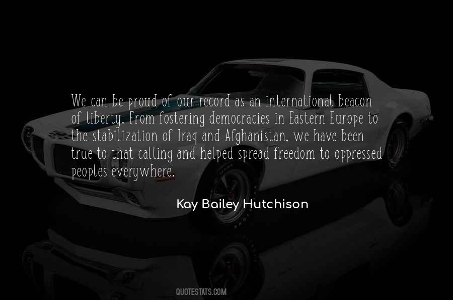 Kay Bailey Hutchison Quotes #628431