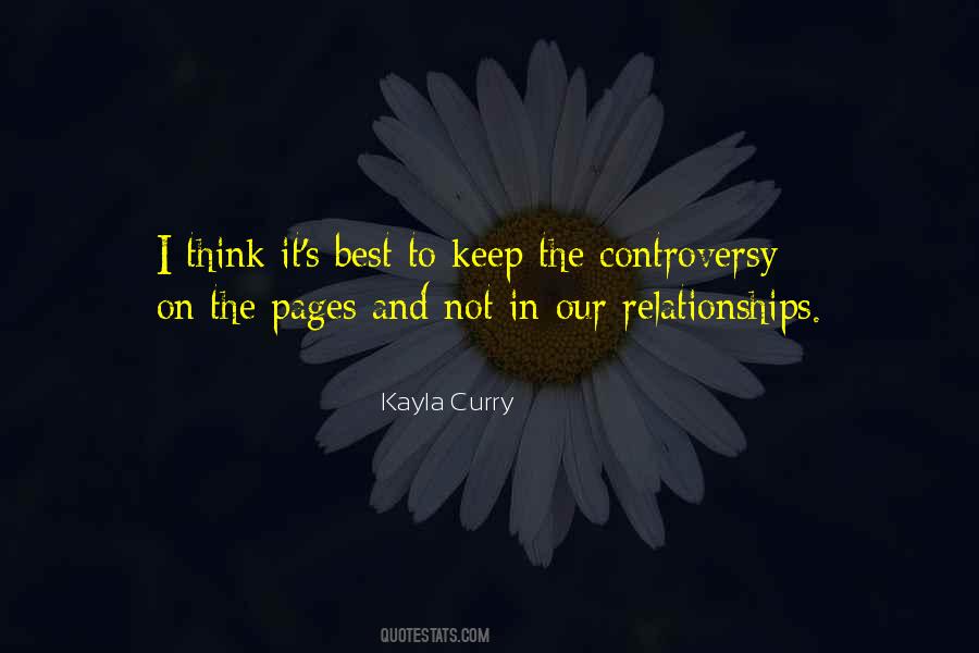 Kayla Curry Quotes #1164666