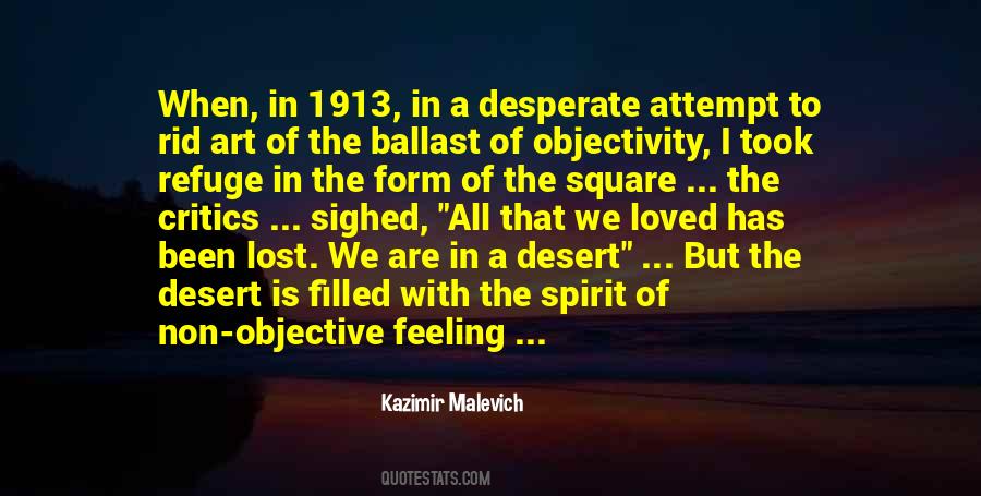 Kazimir Malevich Quotes #112054