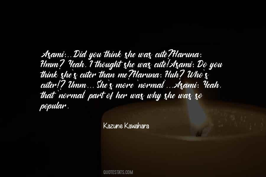 Kazune Kawahara Quotes #1325205